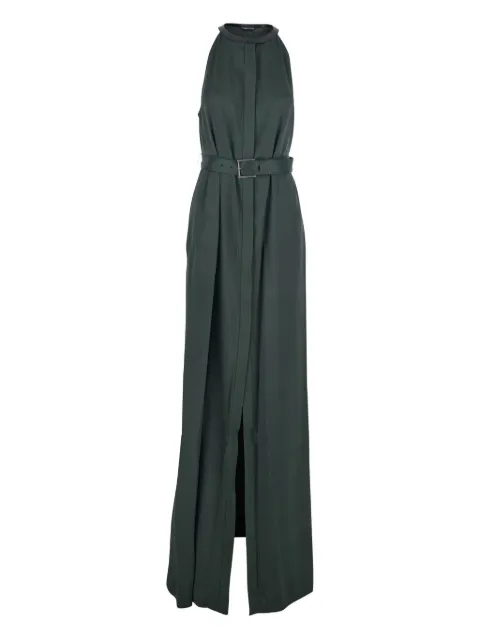 TOM FORD belted halterneck maxi dress