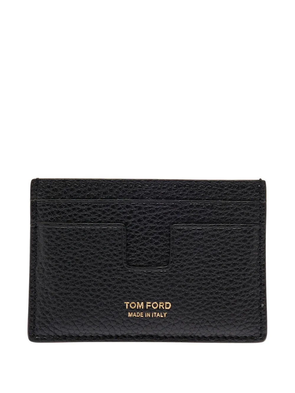 TOM FORD calf leather cardholder - Nero