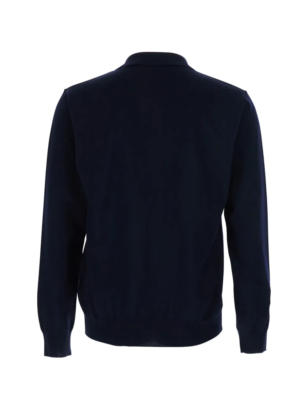 Valentino Garavani logo-plaque polo shirt - Blauw