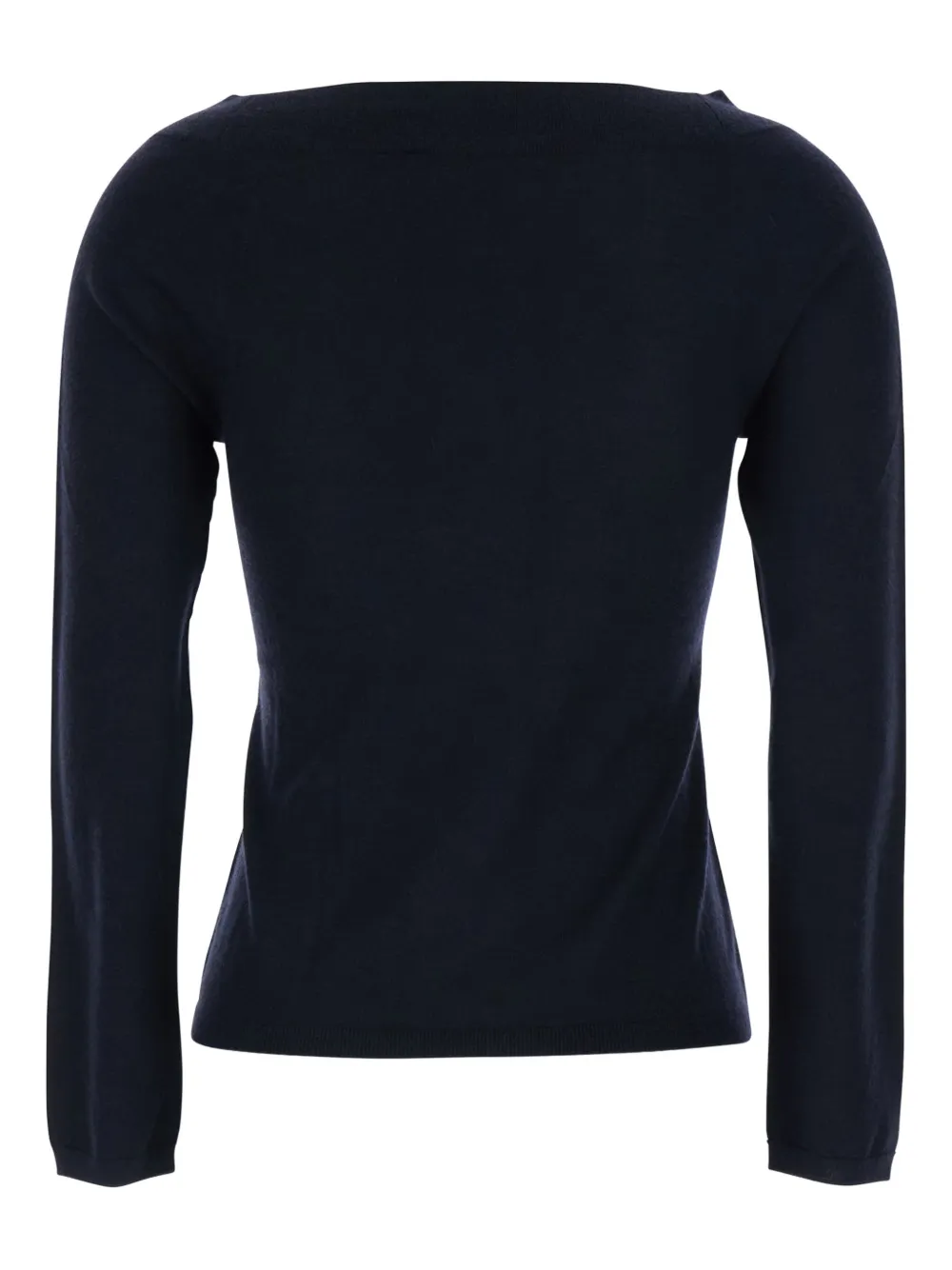Max Mara Top met boothals Blauw