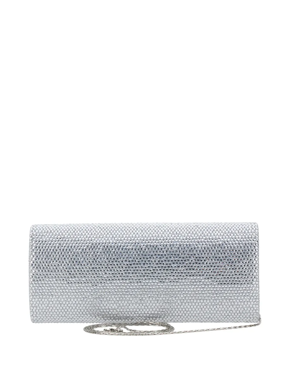  Twenty Fourhaitch Metallic Chain Clutch Bag - Silver 