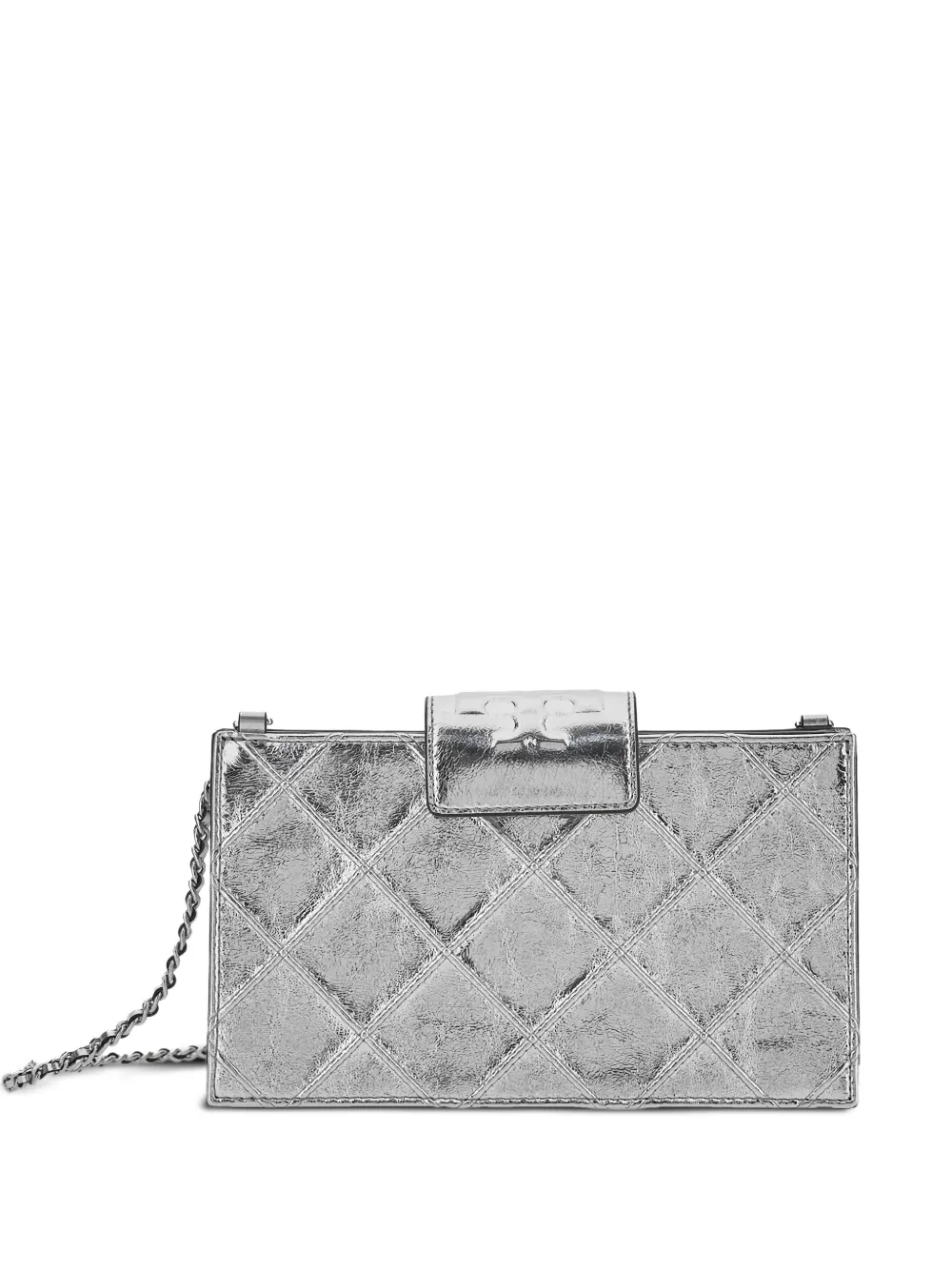 Tory Burch mini Fleming crossbody bag - Argento