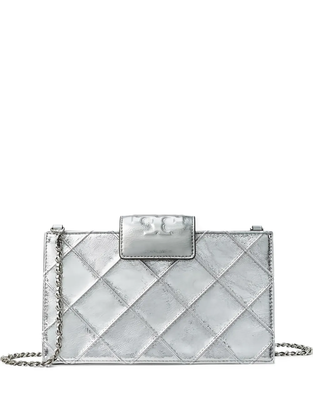 Tory Burch mini Fleming crossbody bag - Argento