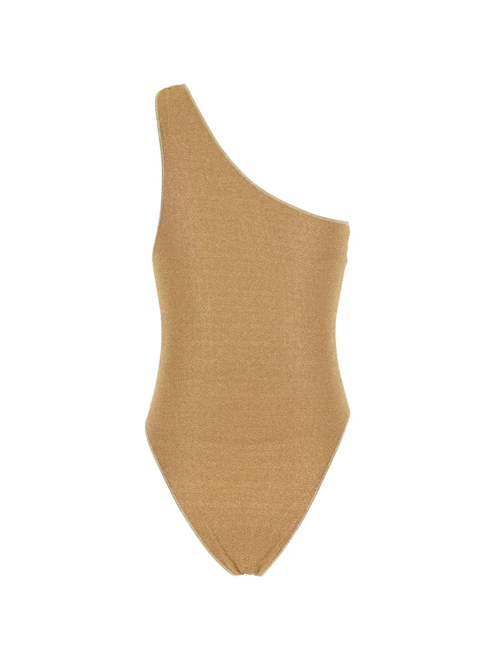  Oséree Lumière One-shoulder Swimsuit - Gold 