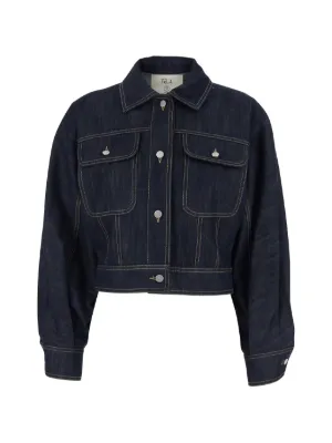 Alexander Wang crystal-embellished Denim Jacket | Black | FARFETCH