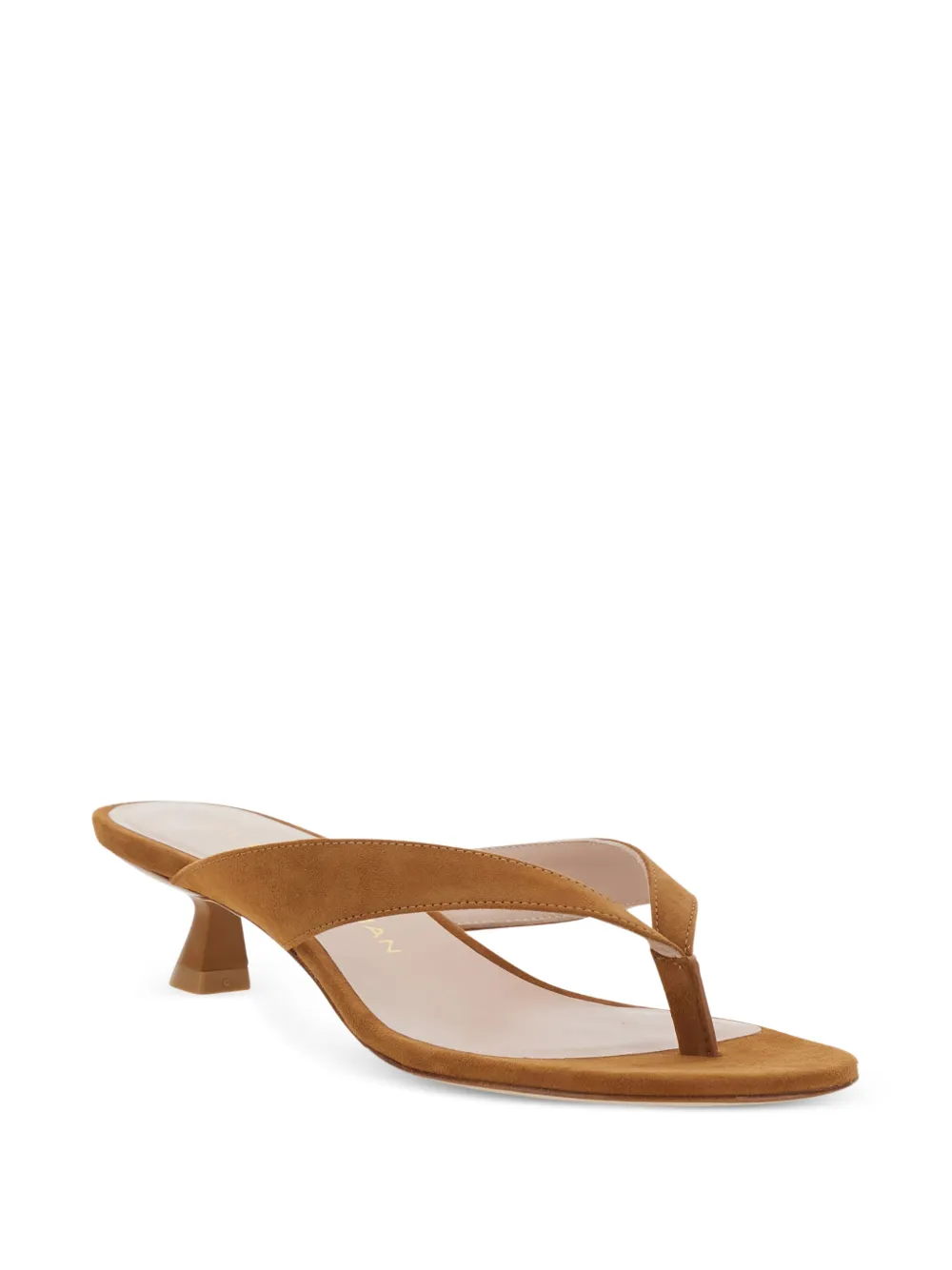  Stuart Weitzman Thong Strap Sandals - Brown 