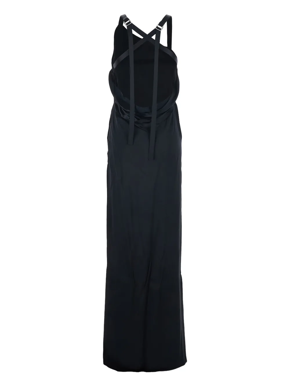 The Attico strap dress - Zwart