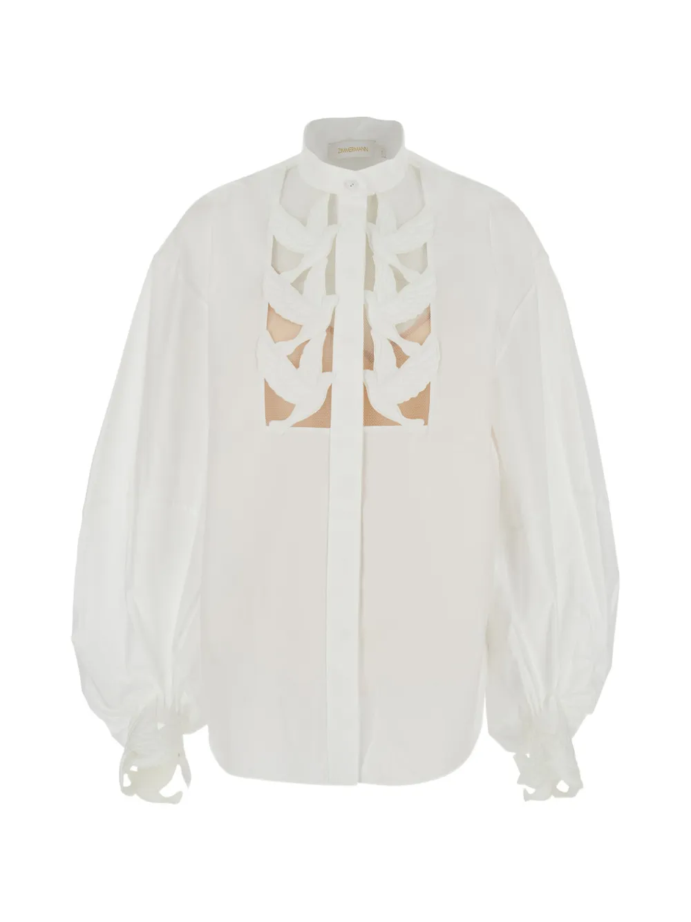 ZIMMERMANN Luna shirt - Bianco