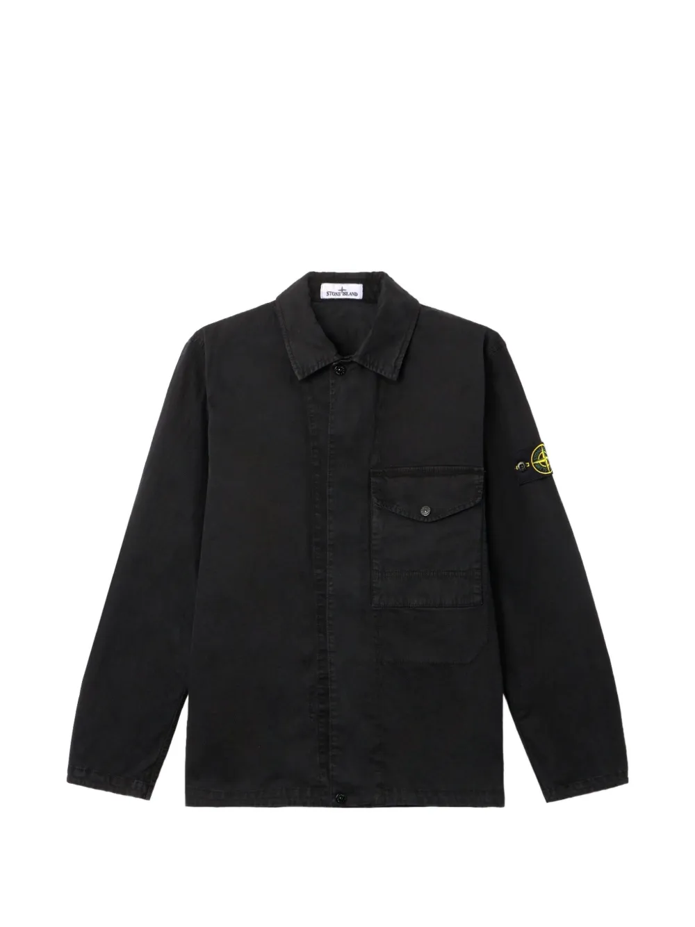 Stone Island old effect pocket peatcoat - Nero