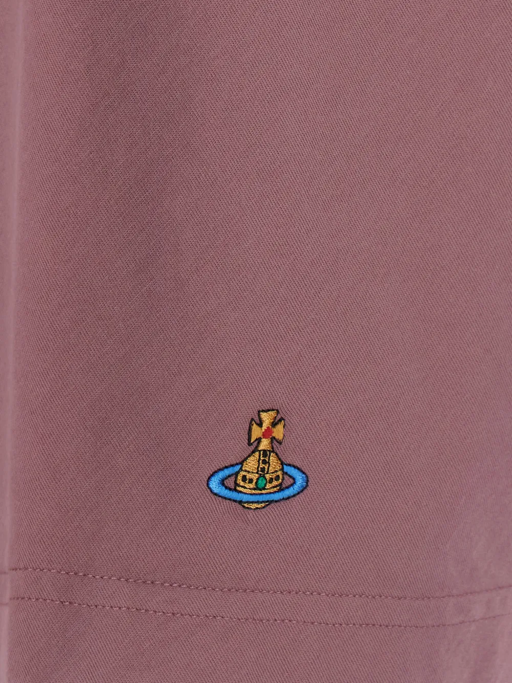 Vivienne Westwood T-shirt met borduurwerk Paars