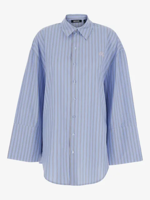 ROTATE BIRGER CHRISTENSEN camisa con motivo de rayas y botones