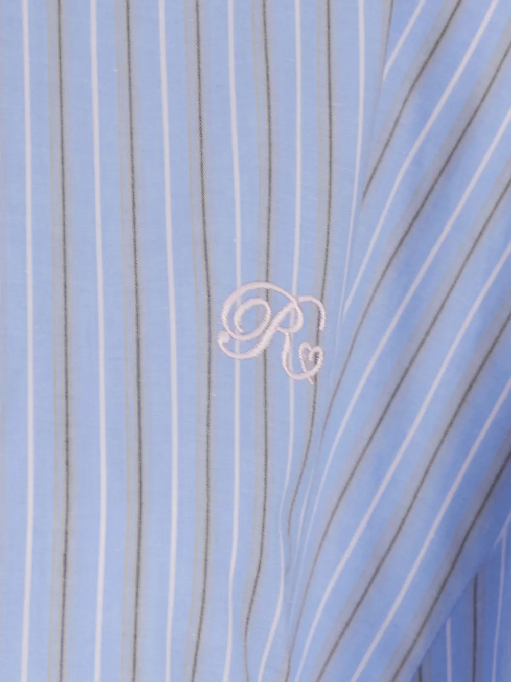 ROTATE BIRGER CHRISTENSEN striped buttoned shirt - Blauw