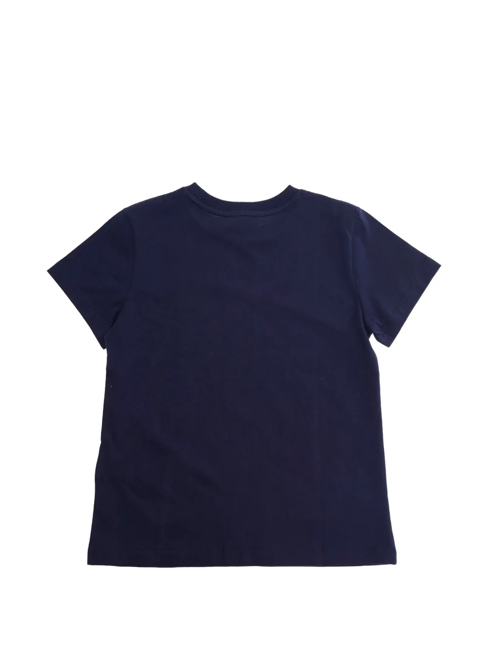 Moschino Kids T-shirt met geborduurde teddybeer Blauw