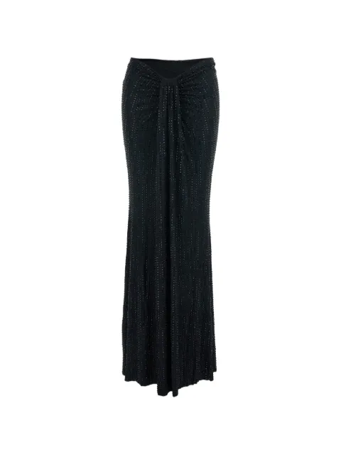 VENUJA knotted embellished maxi skirt