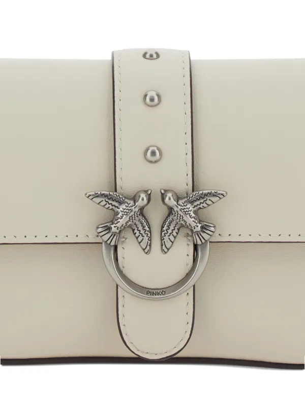 PINKO Love One Slouchy Crossbody Bag | Neutrals | FARFETCH