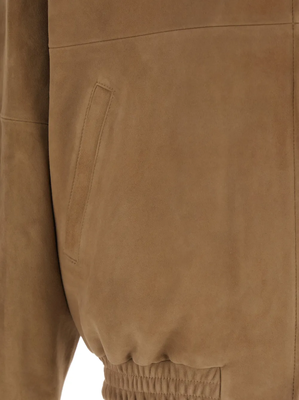 Goat Suede Zip Jacket