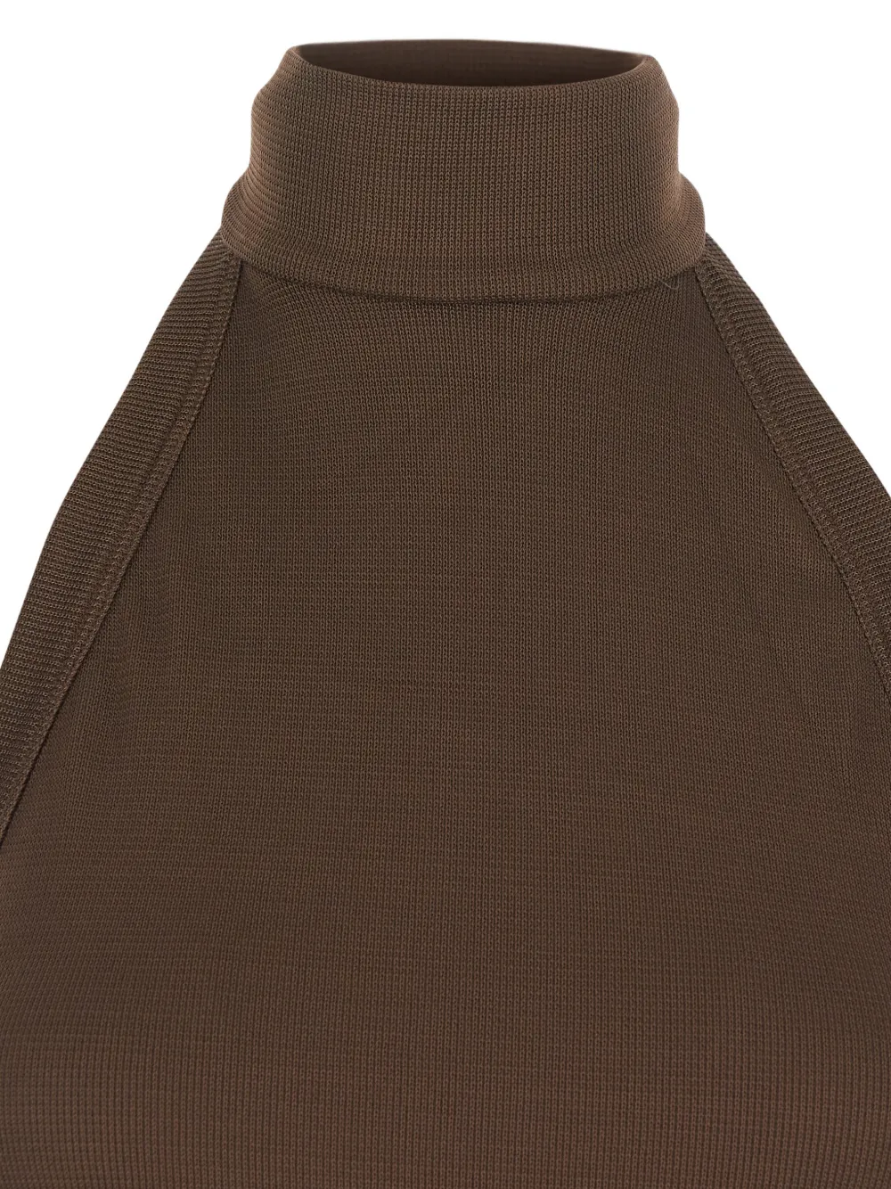  The Andamane Halter-neck Maxi Dress - Brown 