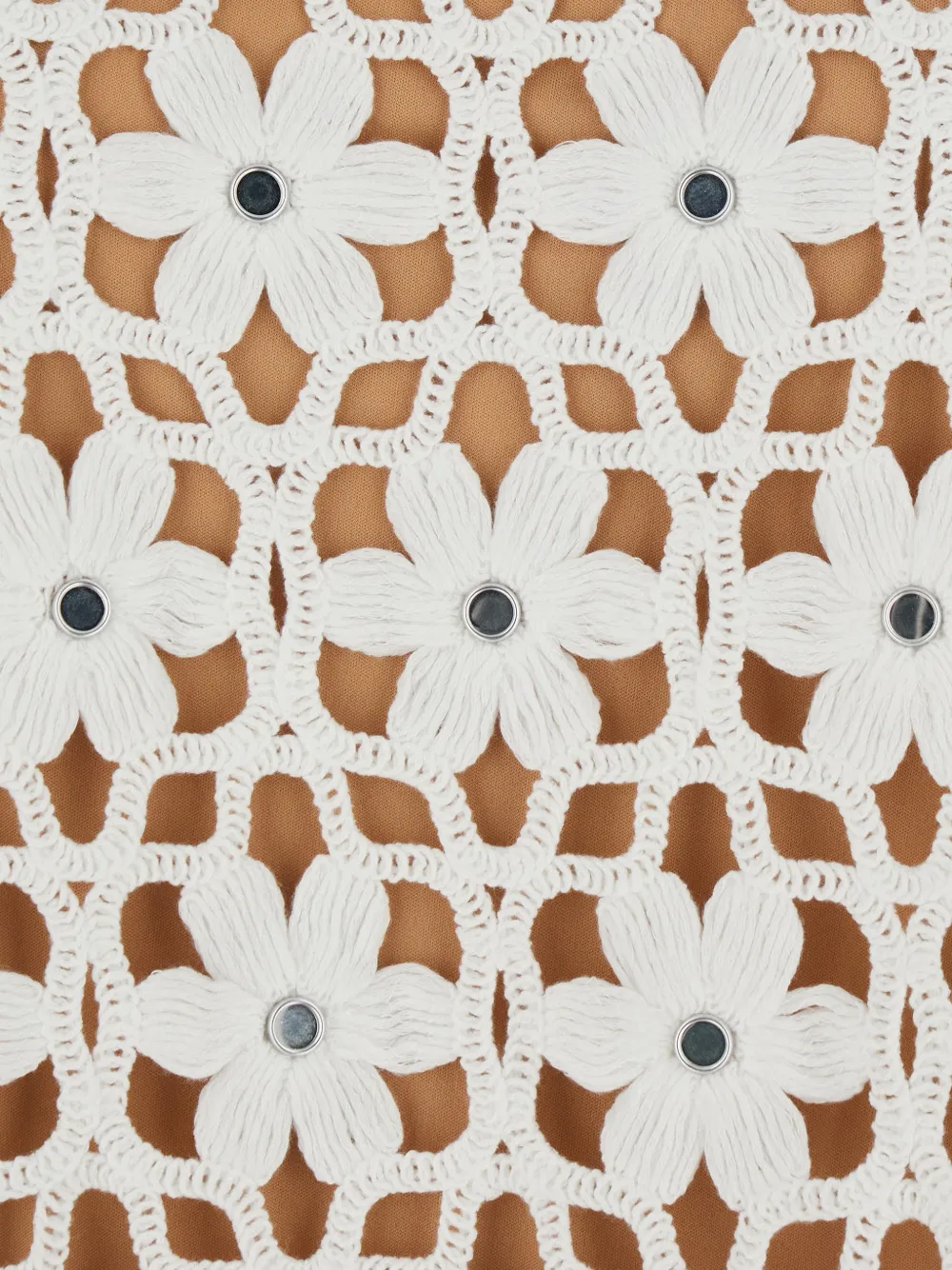 Michael Kors Jurk met bloemenpatch Wit
