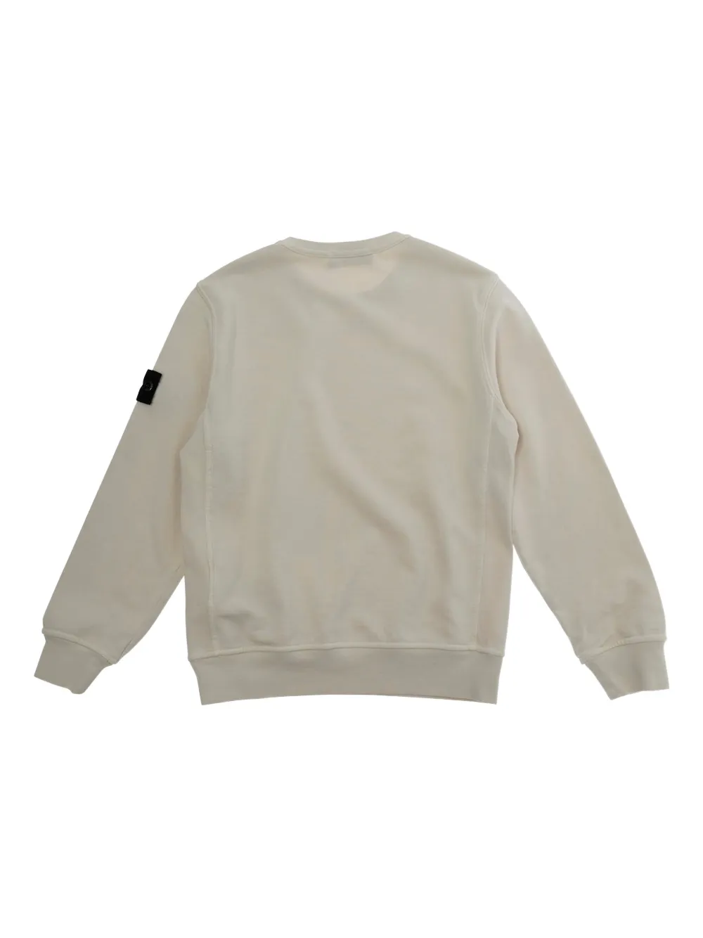 Stone Island Junior Top met patch en lange mouwen Beige