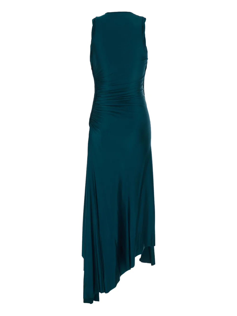 Victoria Beckham draped sleeveless maxi dress - Groen