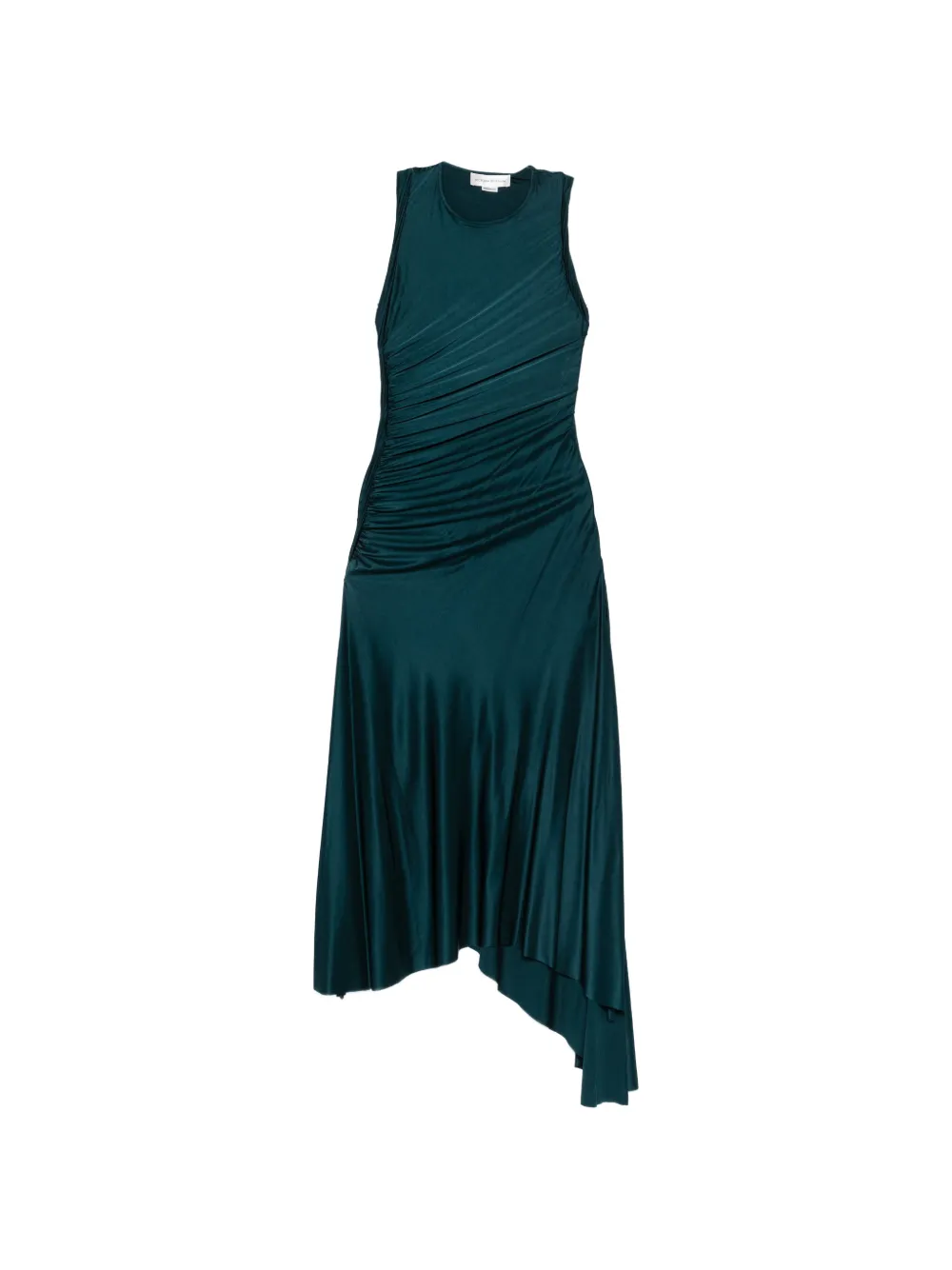 Victoria Beckham draped sleeveless maxi dress - Verde