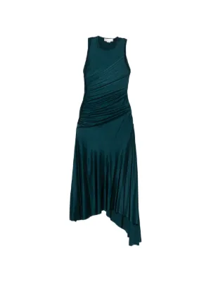 staud frida silk dress STAUD, Frida Silk Dress in Deep Sea, Size 0