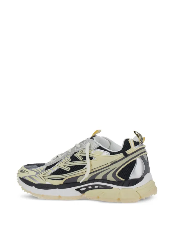Off-White Men\'s Athletic Sneakers in Gray and Yellow Accent Off-White™ Sneakers for Men: For Walking, OOO and Low Top main image 4