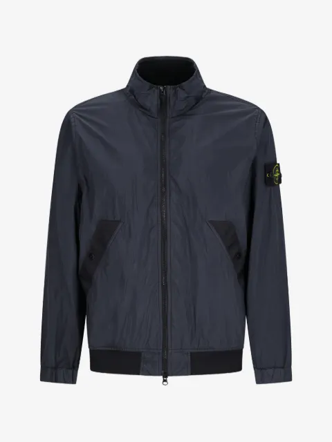 Stone Island crinkled badge jacket