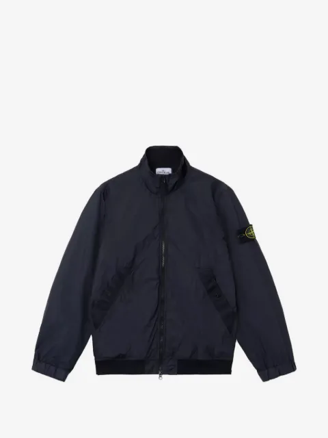 Stone Island crinkled badge jacket
