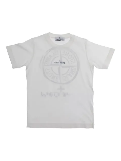 Stone Island Junior logo print T-shirt