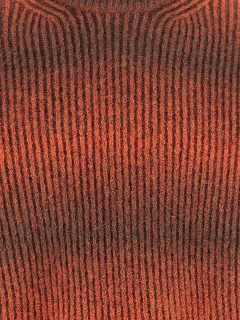  Woolrich Ribbed Crew-neck Sweater - Orange 