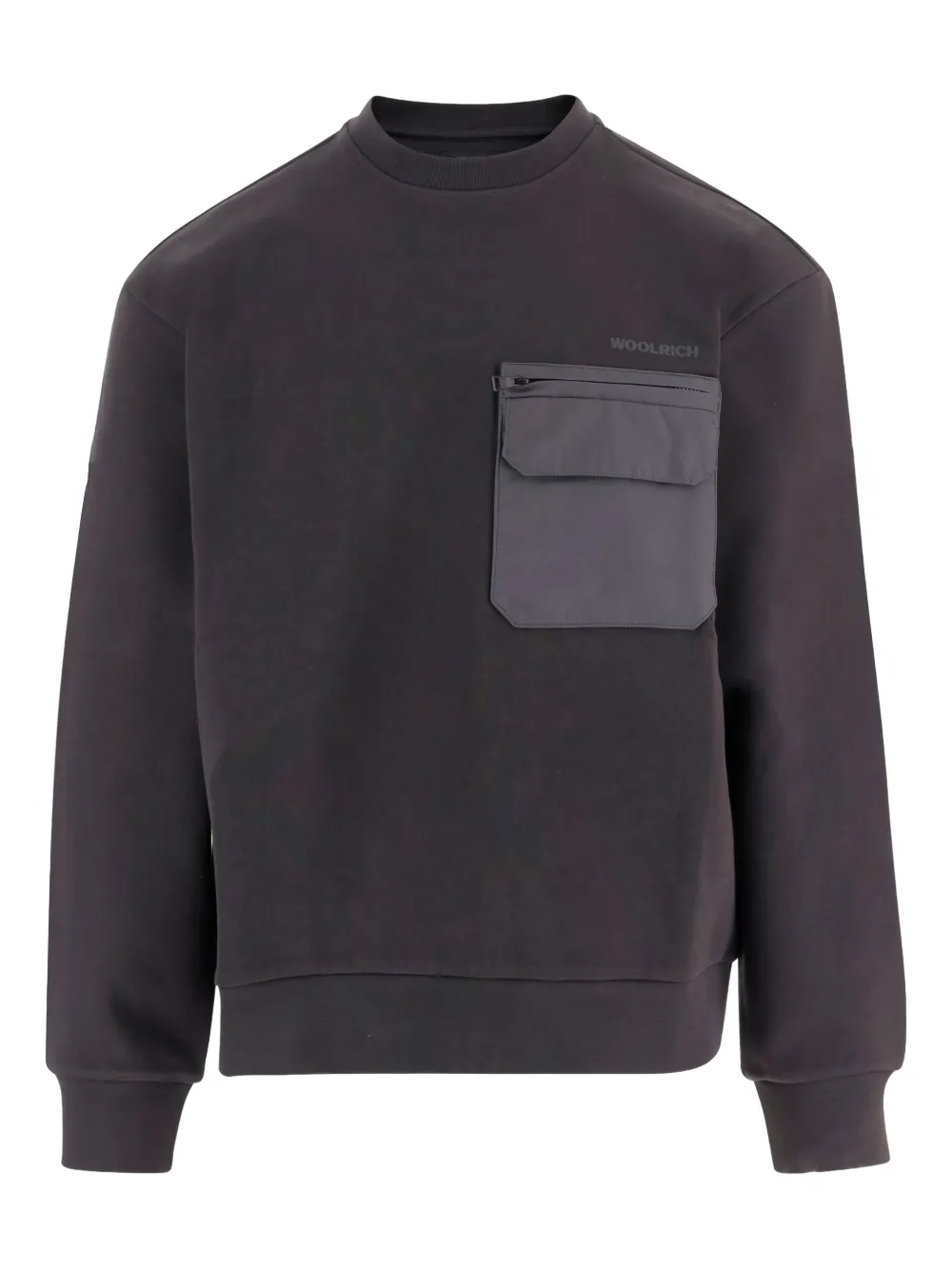 Woolrich chest-pocket logo sweatshirt | Black | Image 1