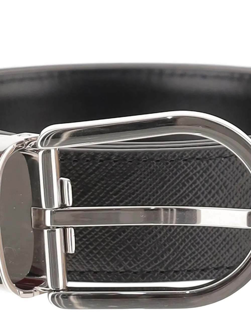 Montblanc reversible leather belt - Zwart