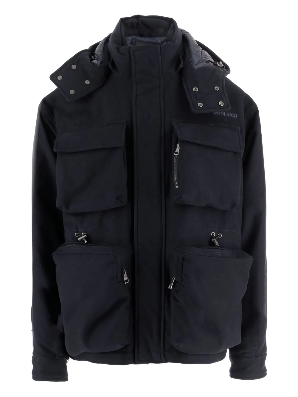 Woolrich removable-hood zip jacket | Blue | Image 1