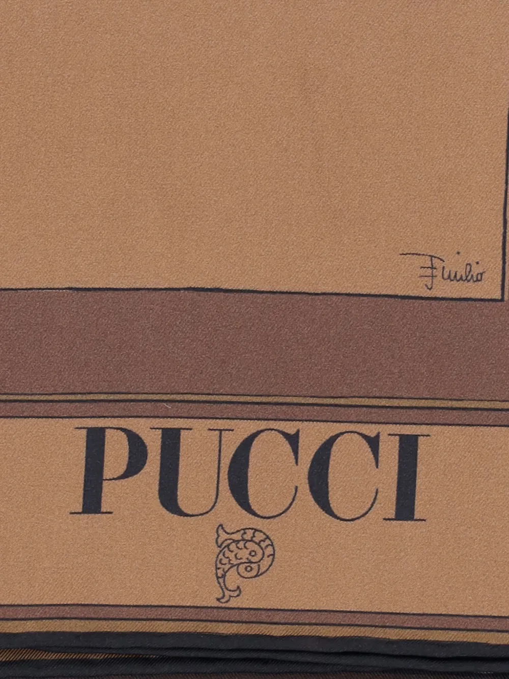 Pucci Graphic-print Square Scarf In Multi