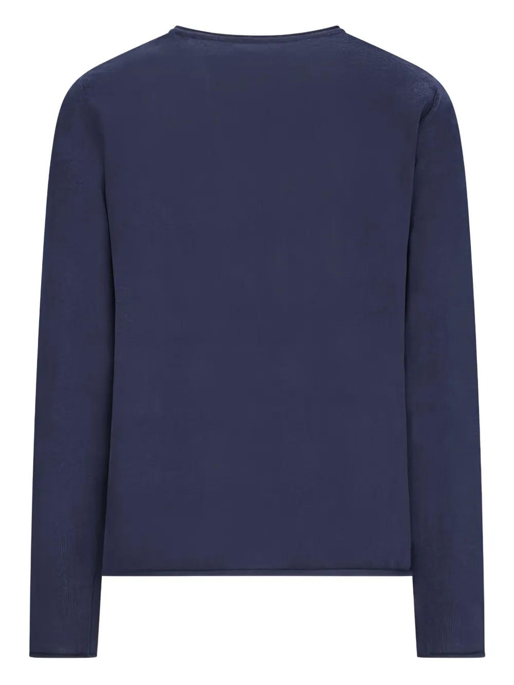 Notshy Ayla Round-neck Long-sleeve T-shirt In Blue