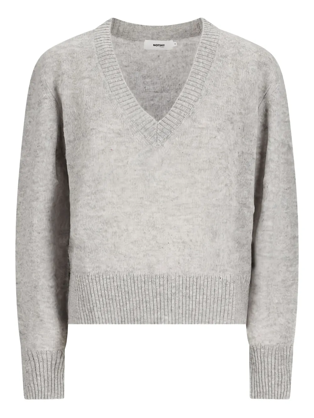 Notshy Tini V-neck Sweater In Gray