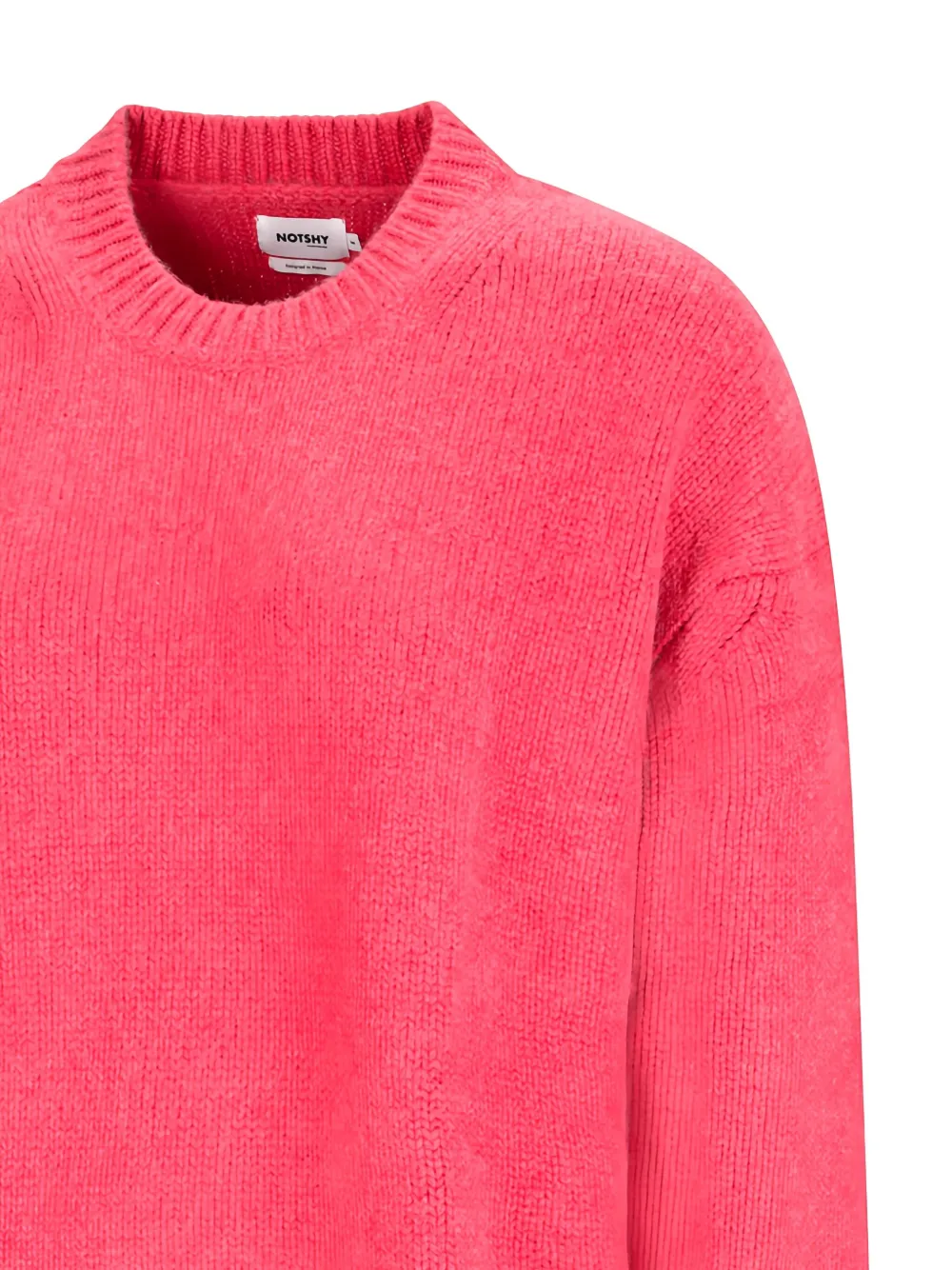 Notshy Elisa Round-neck Sweater In Brown