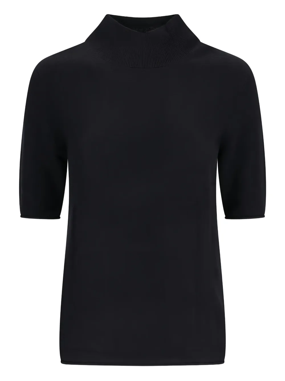 Notshy Madeleine High-neck Top In Black