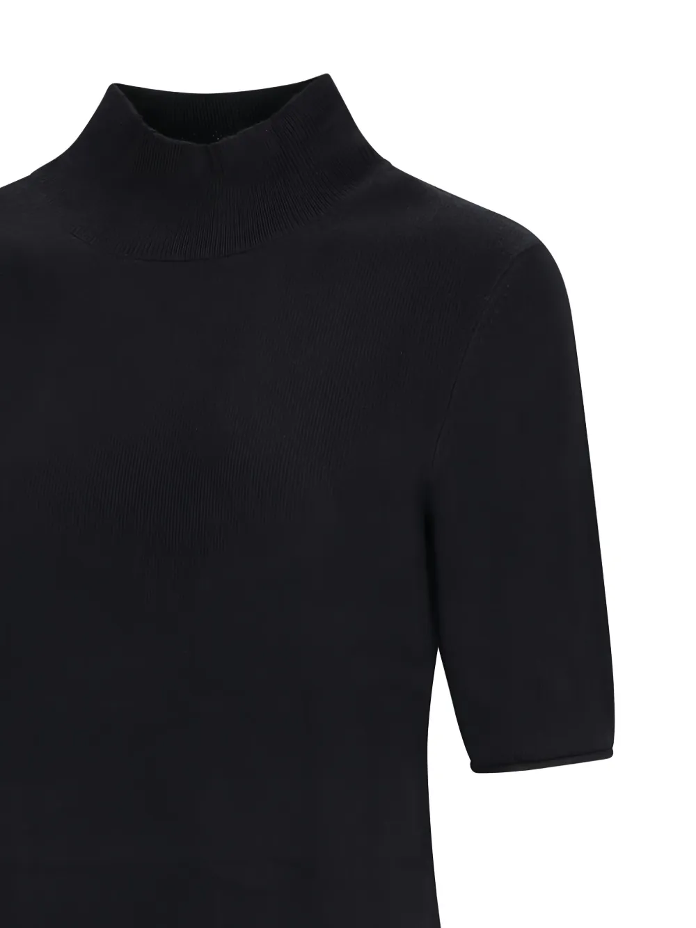 Notshy Madeleine High-neck Top In Black