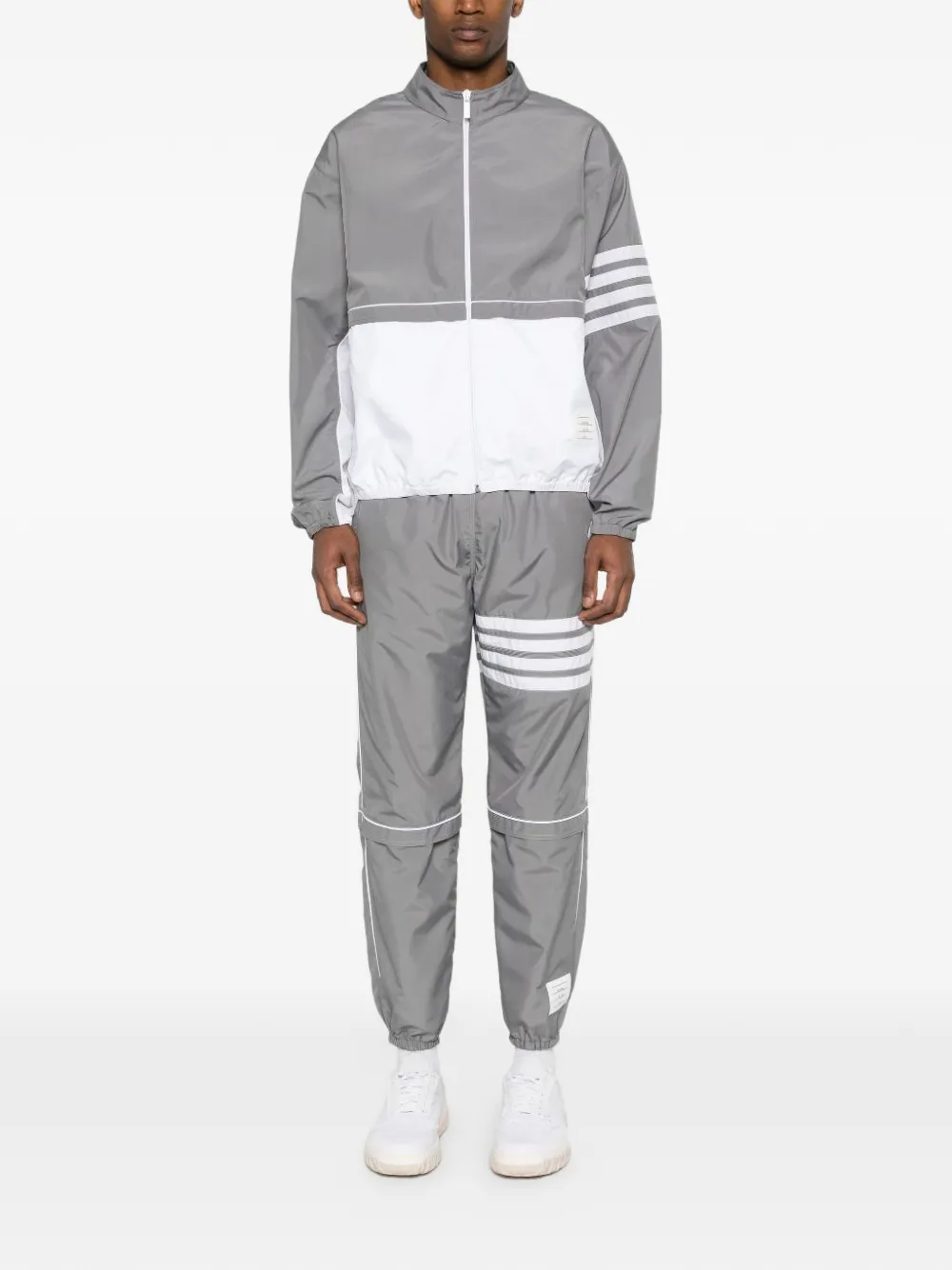 Thom Browne colour-block stripe jacket | Varsity Jackets | Image 2