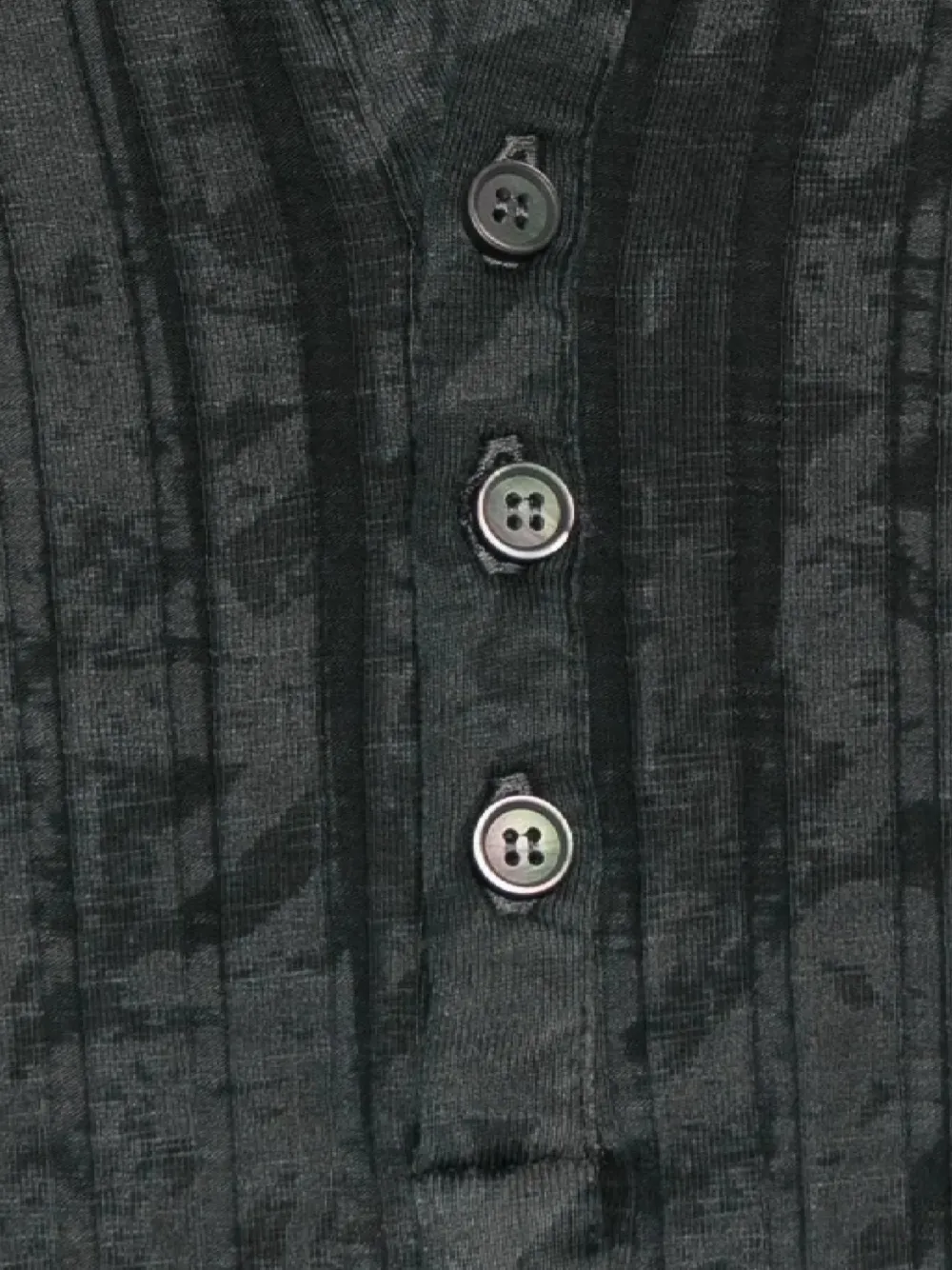 Diesel buttoned ribbed T-shirt | T-shirts | Image 2