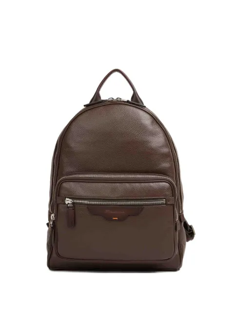 Santoni leather backpack