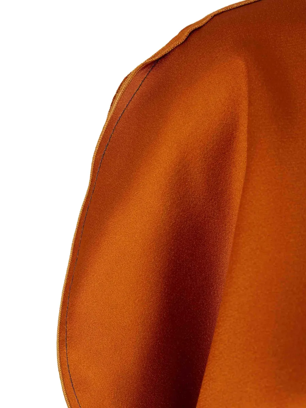  Victoria Beckham V-neck Short-sleeve Blouse - Orange 