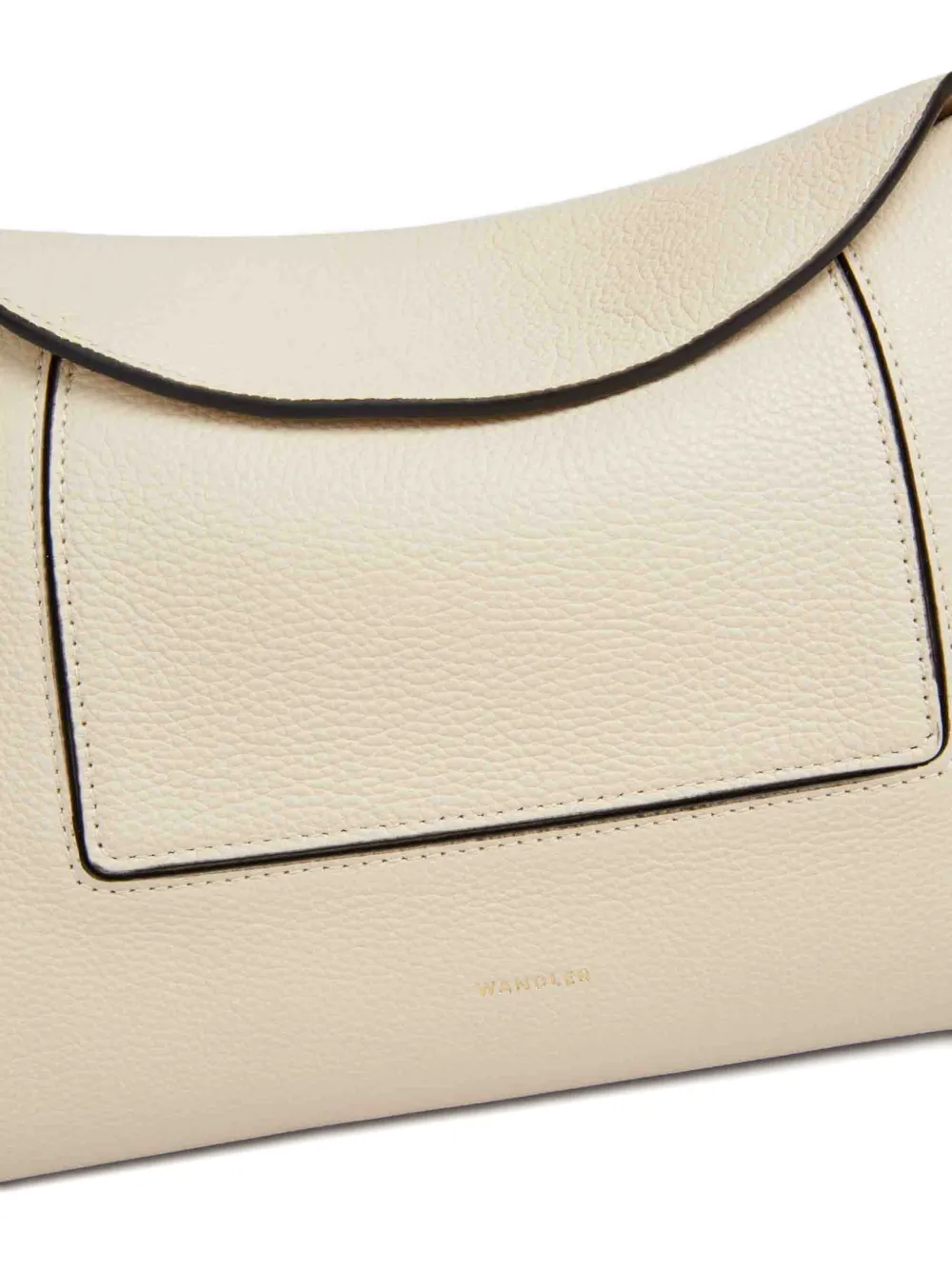 Wandler Penelope Slouch leather shoulder bag Beige
