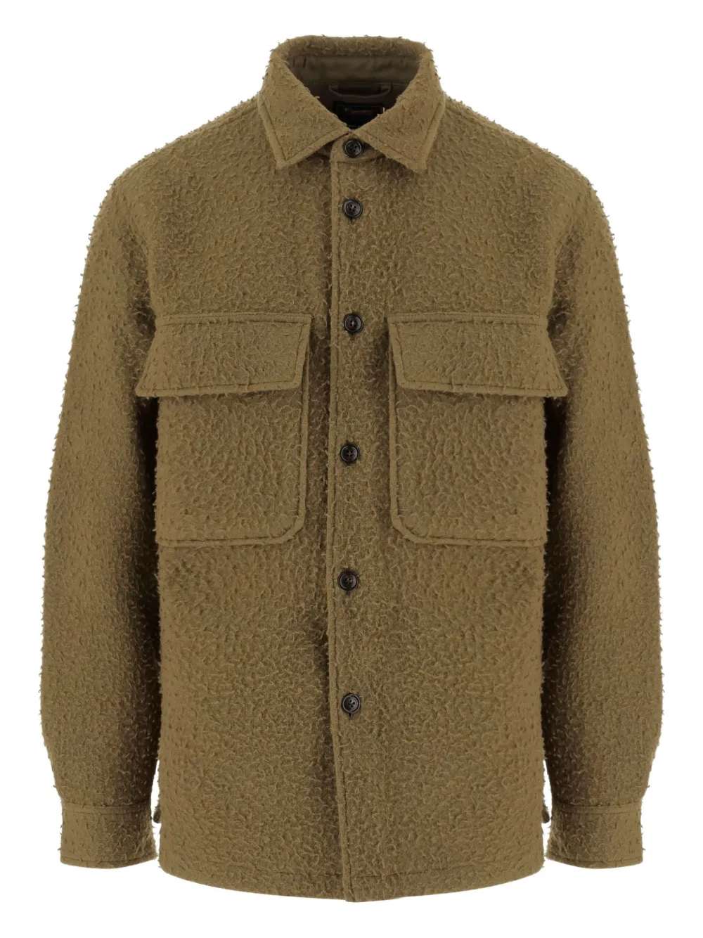 Woolrich pockets button overshirt | Green | Image 1