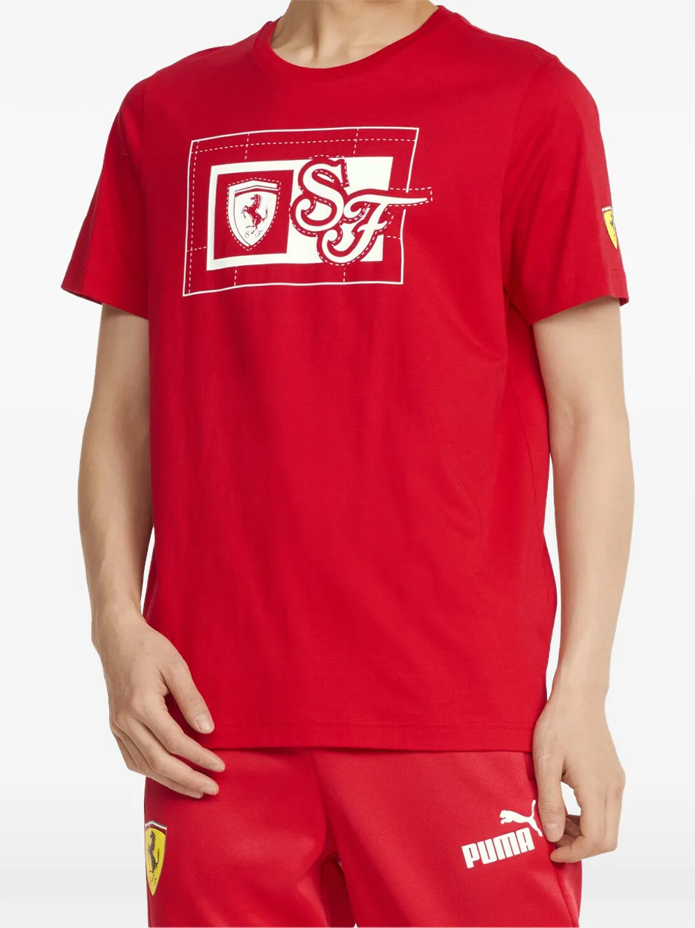 PUMA x Scuderia Ferrari Race T-shirt - Rood