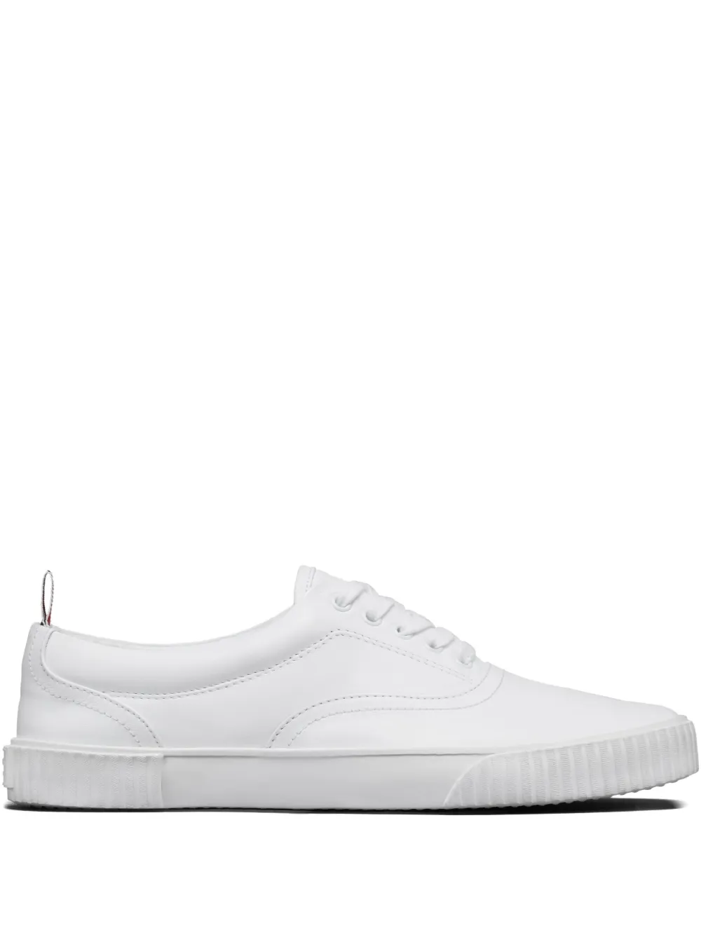 Thom Browne panelled grosgrain loop sneakers | White | Image 1