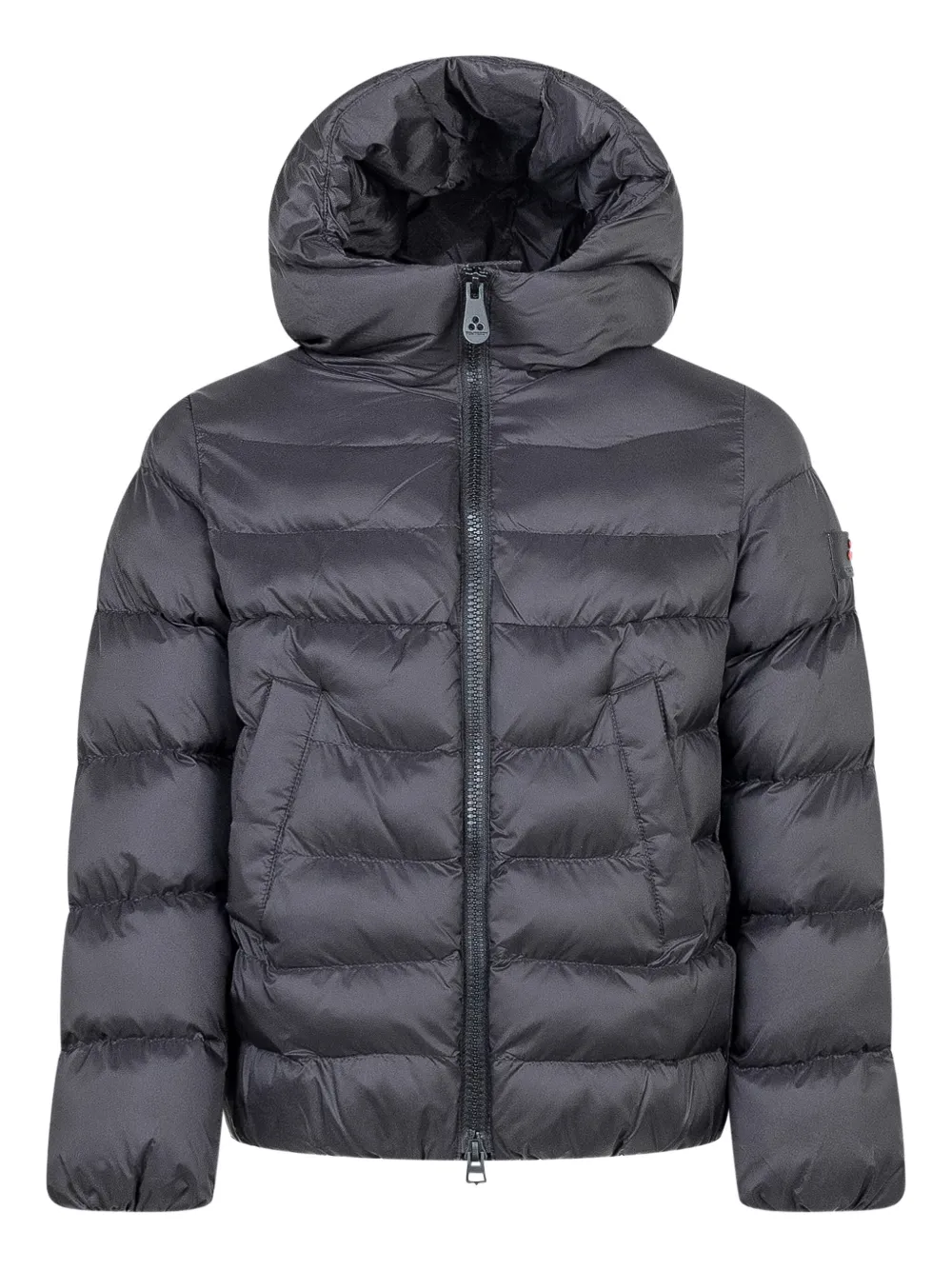 Peuterey kids hooded puffer jacket | gris | Image 1