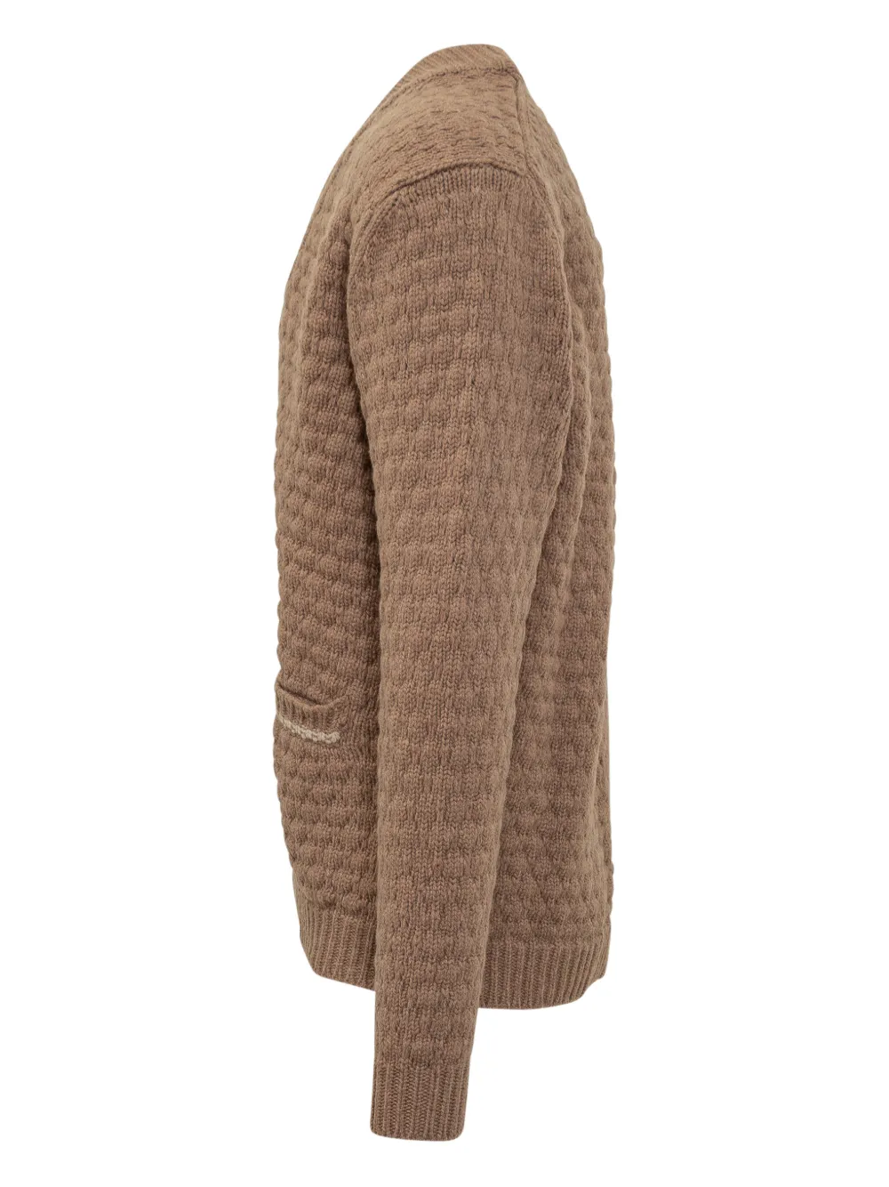 Rakkì Rakki Textured Knit Cardigan In Multi